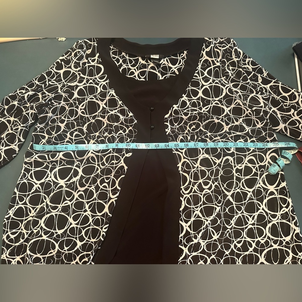 Black & White Blouse